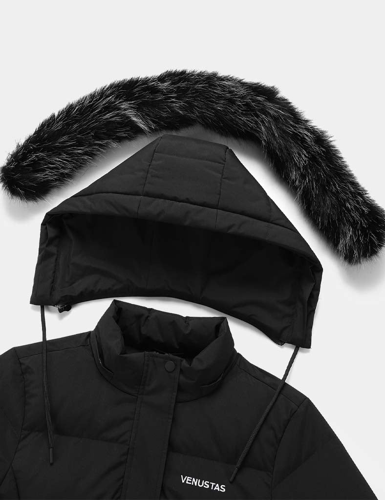 Women's Long Winter Coat | Recycled Down Fill | Water-Repellent Parka