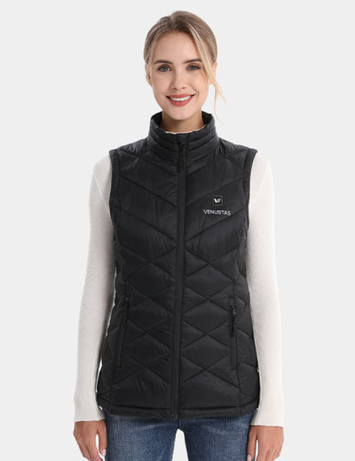 Women's Heated Lightweight Quilted Vest 7.4V, W52 - Black