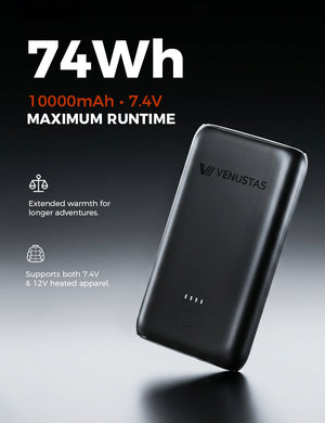 7.4V/12V Battery (74Wh), 10K hover