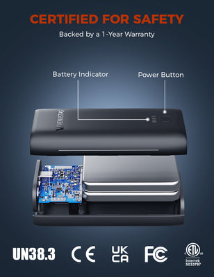 7.4V/12V Battery (74Wh), 10K