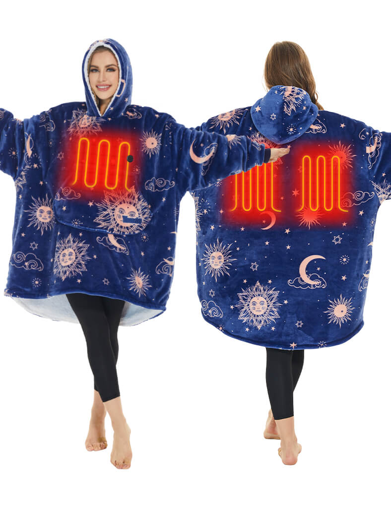 Oversized Heated Wearable Blanket Hoodie 7.4V, U2169 [Final Sale]