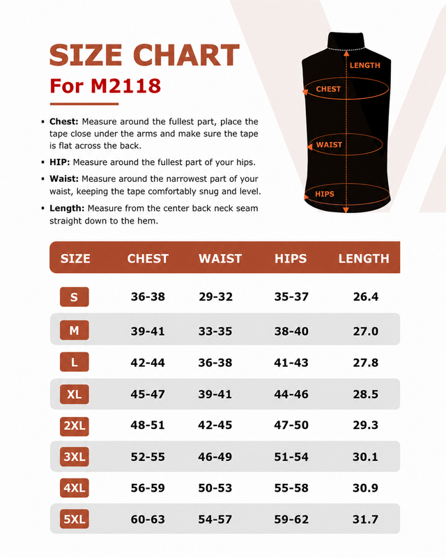 [Bundle Deal] Men's & Women's Classic Heated Vest 7.4V, M2118 & W2118