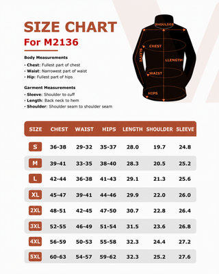 [Bundle] Men's & Women's Zipper up Heated Fleece Jacket 7.4V, M2136 & W2136