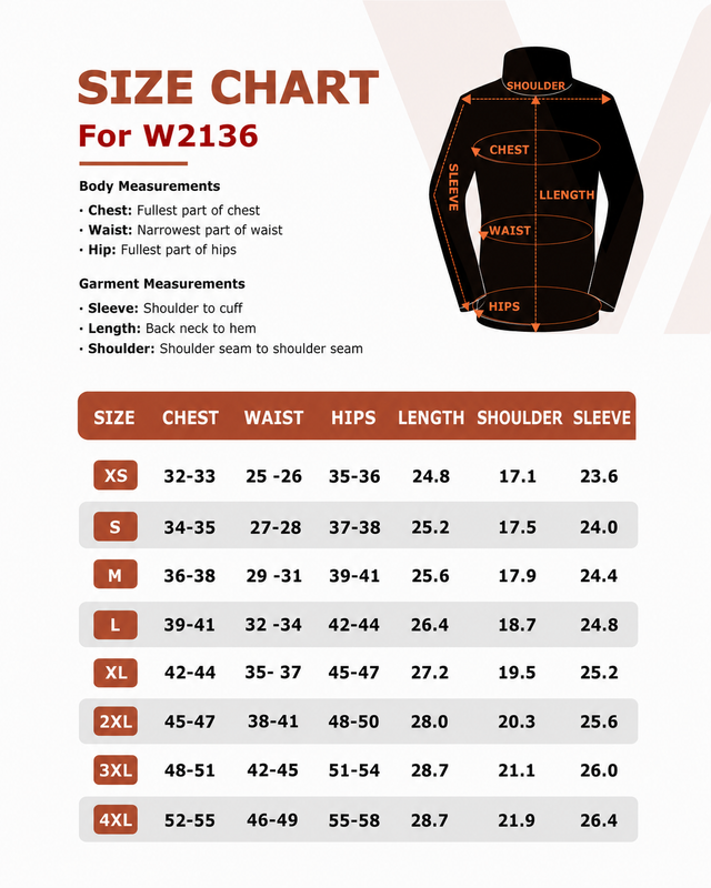 [Bundle] Men's & Women's Zipper up Heated Fleece Jacket 7.4V, M2136 & W2136