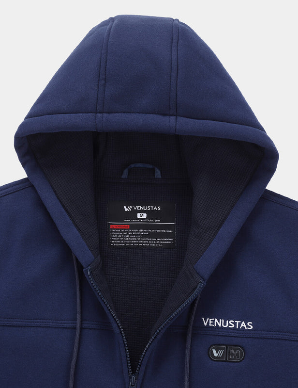 [Open Box] Unisex Dual Control Heated Fleece Hoodie 12V, U41G