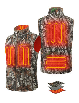 Men's Heated Silent Hunting Vest 7.4V - Next Camo G2™, M35 Max hover