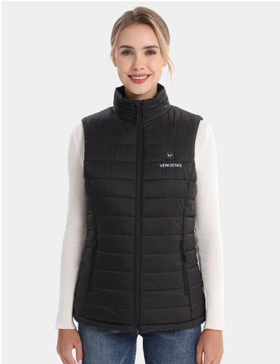 Women’s Heated Vest 7.4V (Up to 13 heating hours), W2118 Pro - Black