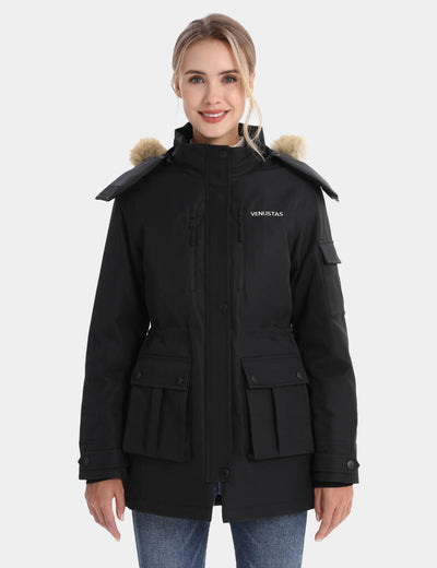Women's Heated FELLEX® Parka 7.4V, W50 [Final Sale] - Black