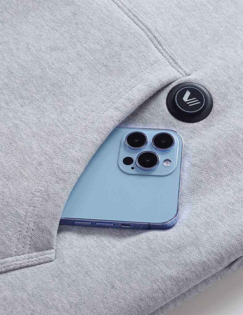 Unisex Heated Fleece Pullover Hoodie 1/4 Zip 7.4V, U40 [Final Sale]