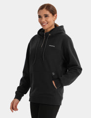 Unisex Heated Fleece Pullover Hoodie 1/4 Zip 7.4V, U40