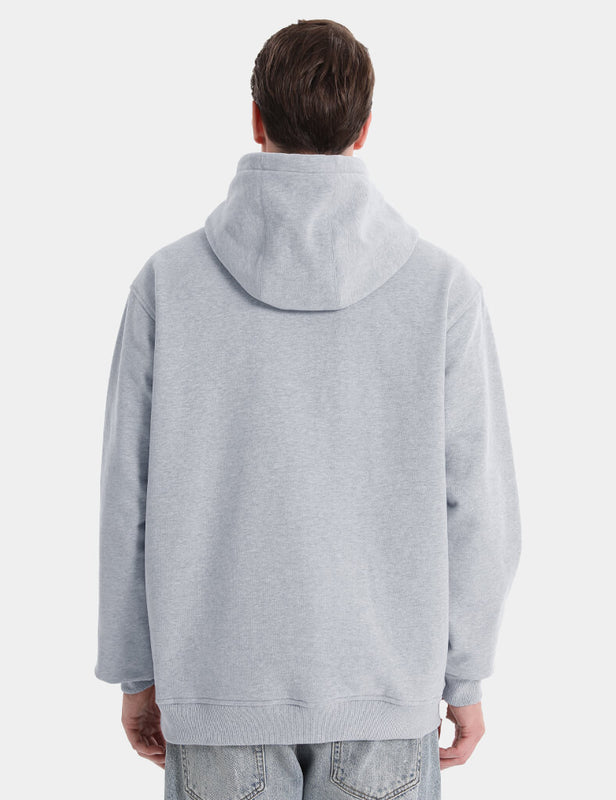 Unisex Heated Fleece Pullover Hoodie 1/4 Zip 7.4V, U40 [Final Sale]