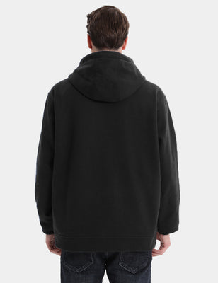 Unisex Heated Fleece Pullover Hoodie 1/4 Zip 7.4V, U40 [Final Sale]