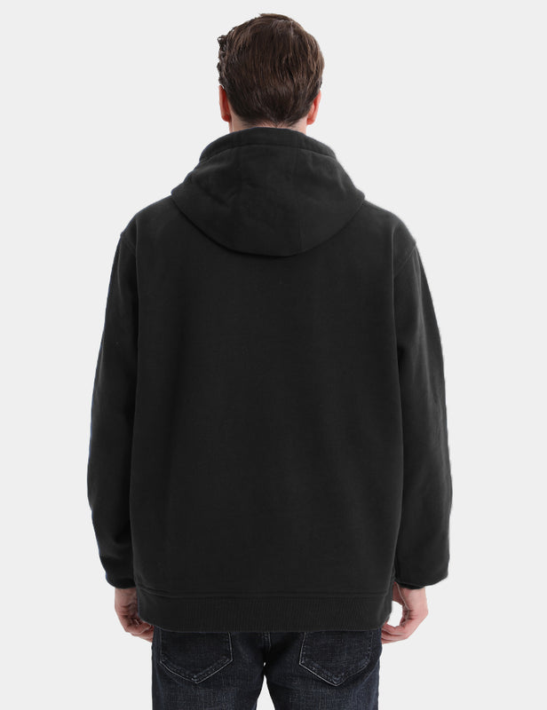 Unisex Heated Fleece Pullover Hoodie 1/4 Zip 7.4V, U40 [Final Sale]