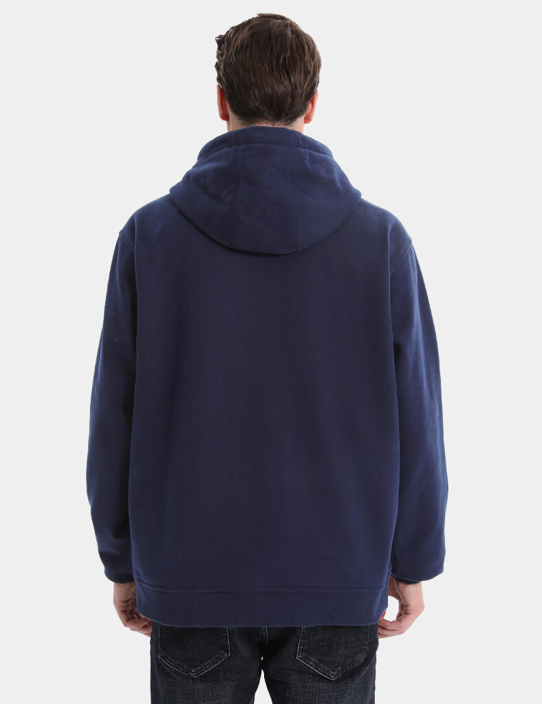 Unisex Heated Fleece Pullover Hoodie 1/4 Zip 7.4V, U40 [Final Sale]