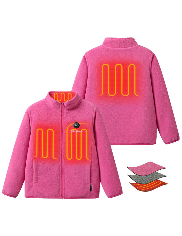 [Open Box] Girl's Heated Fleece Jacket 7.4V, KG16