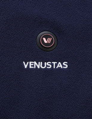 Zipper up Heated Fleece Jacket for Men 7.4V