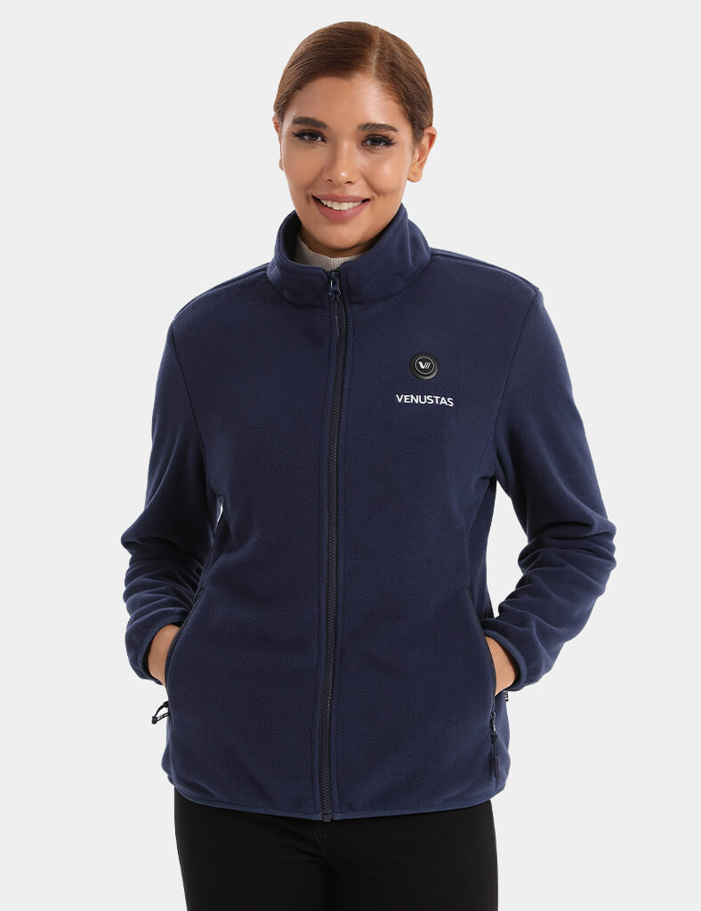 Zipper up Heated Fleece Jacket for Women 7.4V, W2136