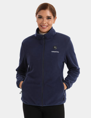[Open Box] Zipper up Heated Fleece Jacket for Women 7.4V, W2136
