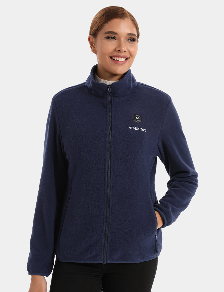 Zipper up Heated Fleece Jacket for Women 7.4V, W2136
