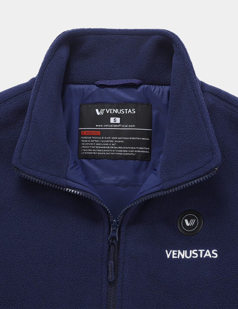 Zipper up Heated Fleece Jacket for Women 7.4V, W2136