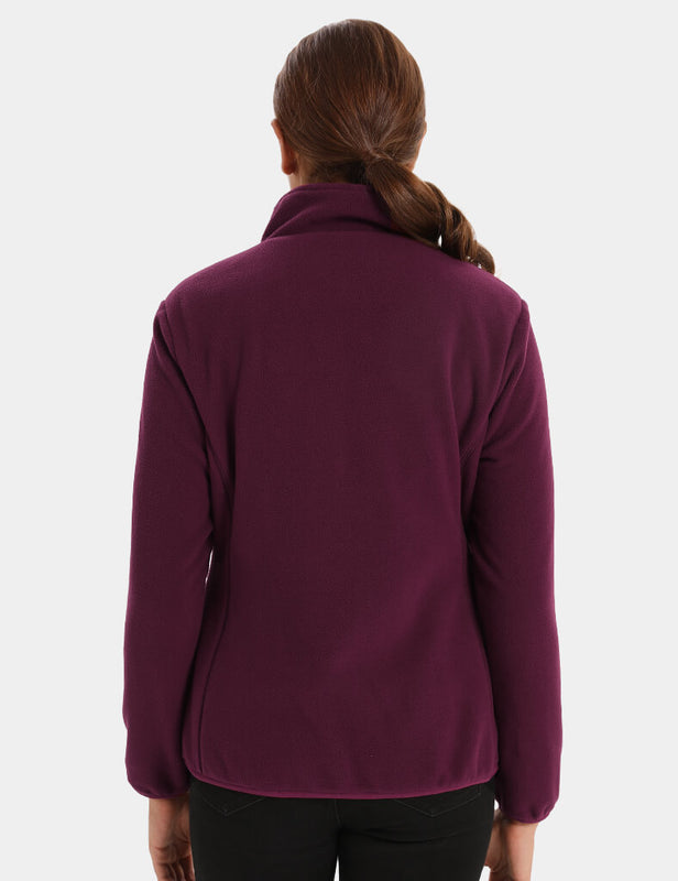 [Open Box] Zipper up Heated Fleece Jacket for Women 7.4V, W2136