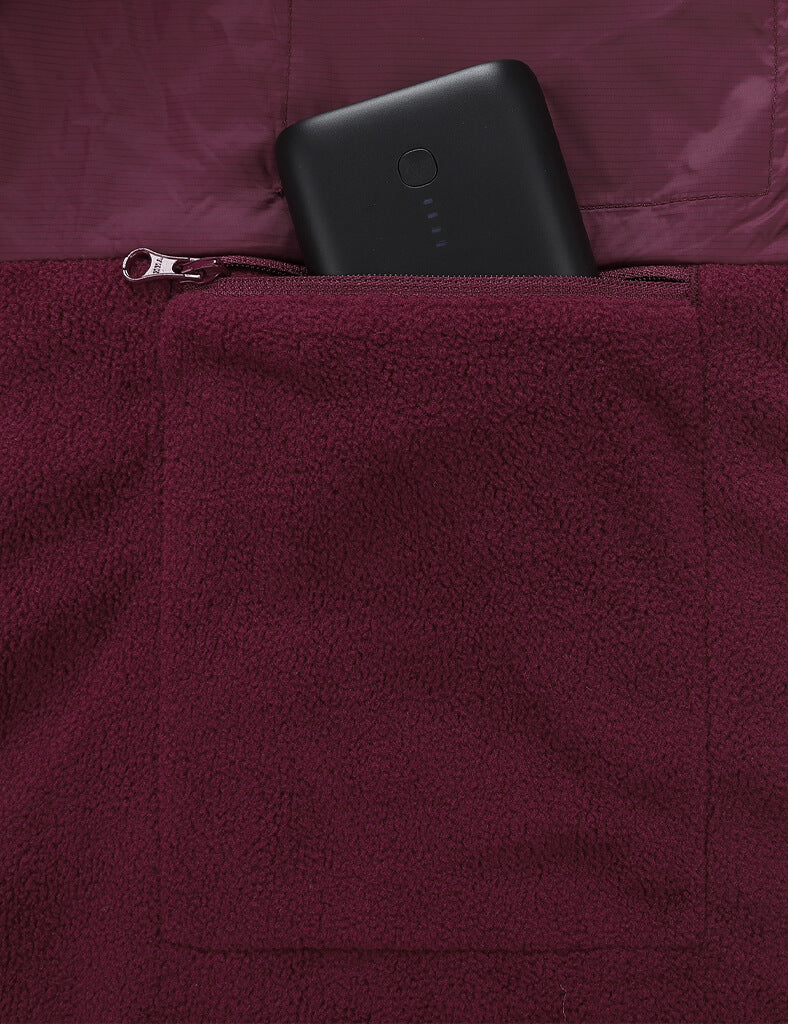 Zipper up Heated Fleece Jacket for Women 7.4V, W2136