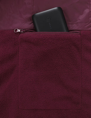 Zipper up Heated Fleece Jacket for Women 7.4V, W2136