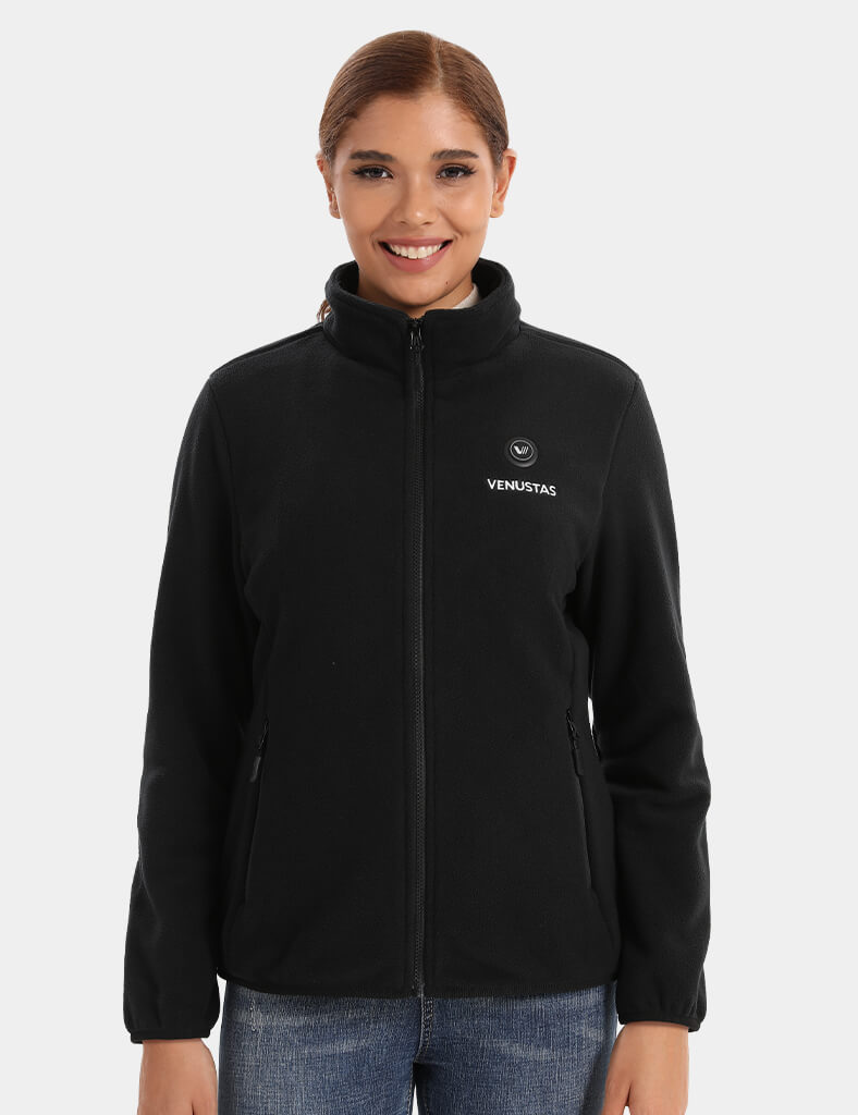 [Open Box] Zipper up Heated Fleece Jacket for Women 7.4V, W2136