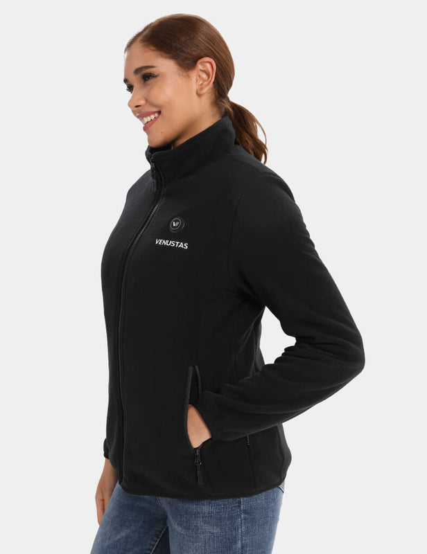 [Open Box] Zipper up Heated Fleece Jacket for Women 7.4V, W2136