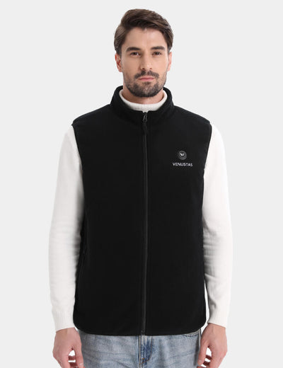 Men's Heated Fleece Vest 7.4V, M2117 - Black