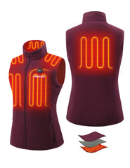 Women's Heated Fleece Vest 7.4V