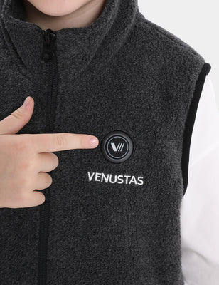 [Open Box] Boy's Heated Fleece Vest 7.4V, KB15