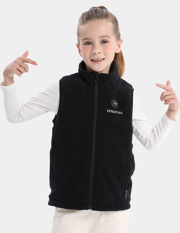 [Open Box] Girl's Heated Fleece Vest 7.4V, KG14