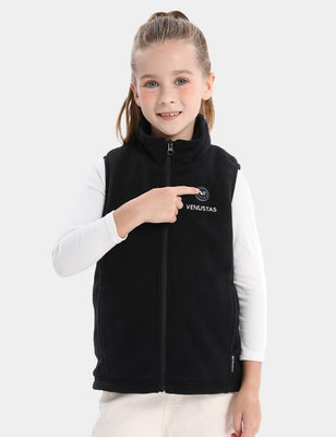 [Open Box] Girl's Heated Fleece Vest 7.4V, KG14