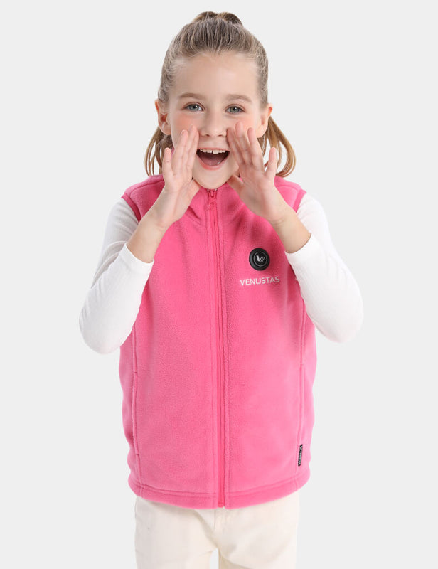[Open Box] Girl's Heated Fleece Vest 7.4V, KG14