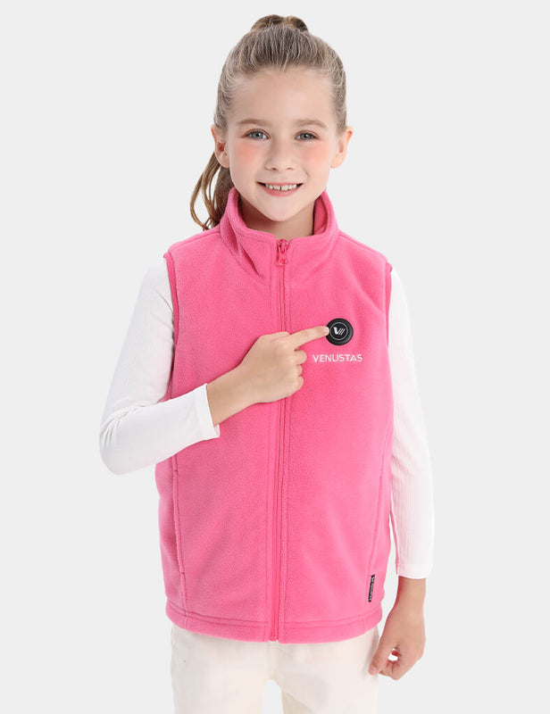 [Open Box] Girl's Heated Fleece Vest 7.4V, KG14