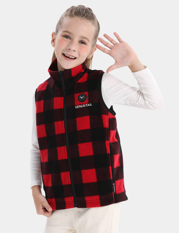 [Open Box] Girl's Heated Fleece Vest 7.4V, KG14