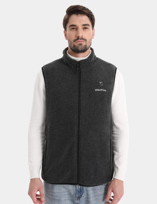 Men’s Heated Fleece Vest (Up to 13 heating hours), M2117 Pro