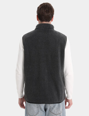 Men’s Heated Fleece Vest (Up to 13 heating hours), M2117 Pro