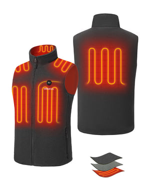 Men's Heated Fleece Vest 7.4V - New Colors, M2117 hover