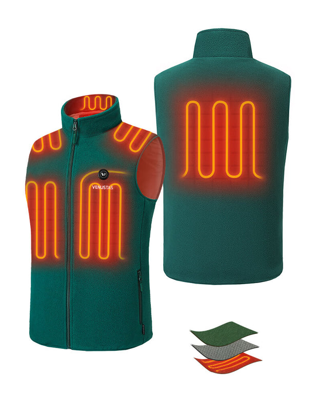 [Open Box] Men's Heated Fleece Vest 7.4V, M2117