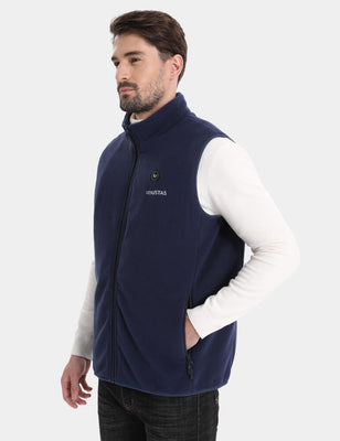 Men’s Heated Fleece Vest (Up to 13 heating hours), M2117 Pro