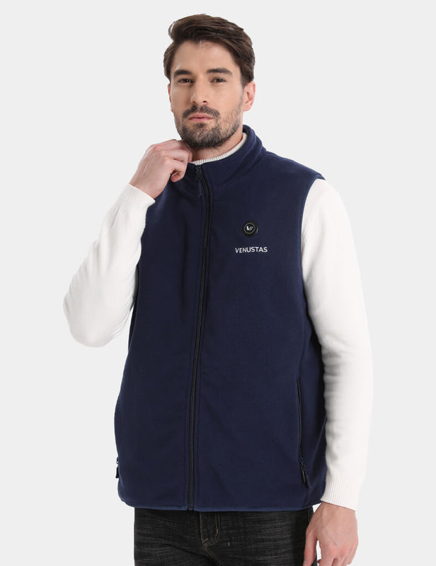 Men’s Heated Fleece Vest (Up to 13 heating hours), M2117 Pro