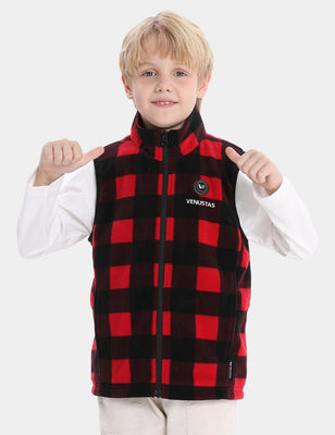 [Open Box] Boy's Heated Fleece Vest 7.4V, KB15