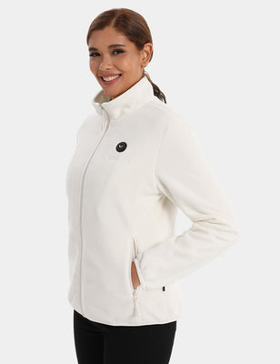 [Open Box] Zipper up Heated Fleece Jacket for Women 7.4V, W2136