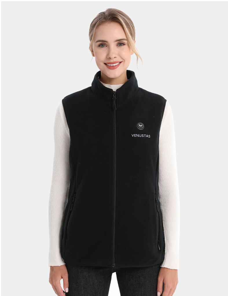 Women’s Heated Fleece Vest (Up to 12 heating hours), W2117 Pro