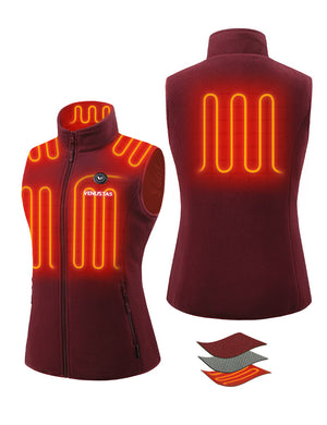 Women's Heated Fleece Vest 7.4V - New Colors, W2117 hover