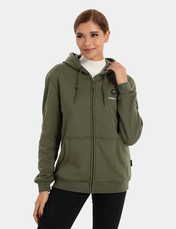 Zipper up Heated Hoodie for Unisex 7.4V - New Colors