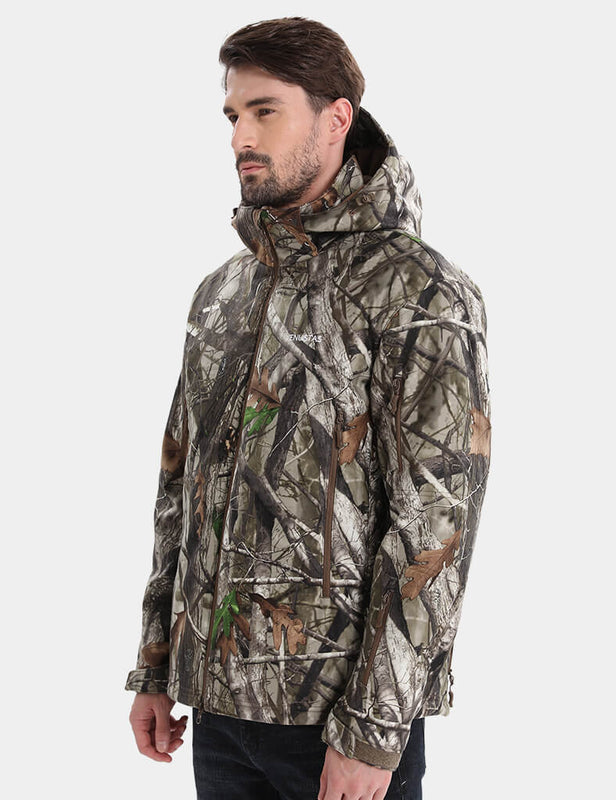 [Open Box] Men's Heated Silent Hunting Jacket 7.4V - Next Camo G2™, M45 Max