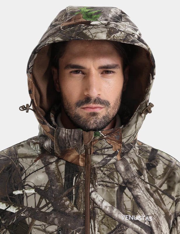 [Open Box] Men's Heated Silent Hunting Jacket 7.4V - Next Camo G2™, M45 Max